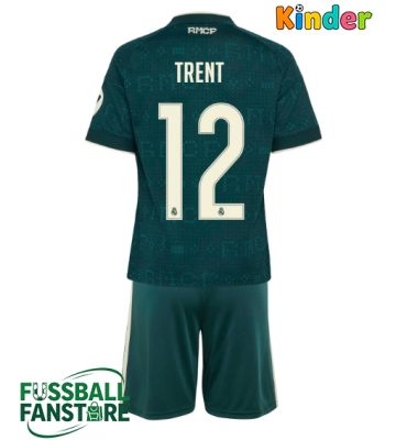 Real Madrid Alexander-Arnold #12 Replik Auswärtstrikot Kinder 2026-27 Kurzarm (+ Kurze Hosen)